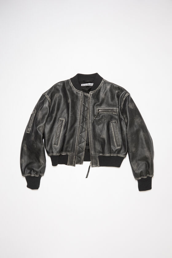 (image for) Amazing Leather bomber jacket